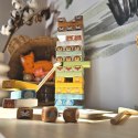 TOOKY TOY Gra Zręcznościowa "Chwiejąca się Wieża" Zwierzęta 82 el.