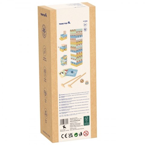 TOOKY TOY Gra Zręcznościowa "Chwiejąca się Wieża" Zwierzęta 82 el. TOOKY TOY Gra Zręcznościowa "Chwiejąca się Wieża" Zwierzęta 82 el.
