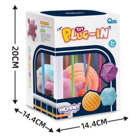 WOOPIE BABY Elastyczna Kostka Sensoryczna Sorter dla Dzieci Zwariowane Kształty 5 el. WOOPIE BABY Elastyczna Kostka Sensoryczna Sorter dla Dzieci Zwariowane Kształty 5 el.