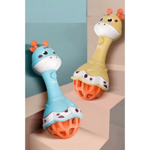 WOOPIE BABY Grzechotka Żyrafka Sensoryczna Gryzak z Muzyką Montessori 1 szt. WOOPIE BABY Grzechotka Żyrafka Sensoryczna Gryzak z Muzyką Montessori 1 szt.