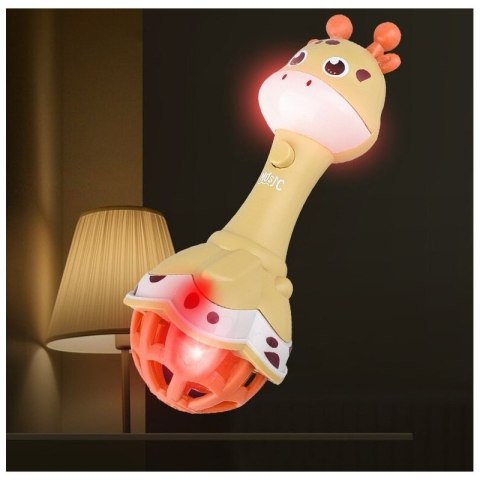 WOOPIE BABY Grzechotka Żyrafka Sensoryczna Gryzak z Muzyką Montessori 1 szt. WOOPIE BABY Grzechotka Żyrafka Sensoryczna Gryzak z Muzyką Montessori 1 szt.
