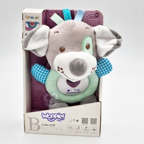 WOOPIE BABY Interaktywny Pluszak Przytulanka dla Niemowląt Światło Dźwięk Piesek Usypiacz WOOPIE BABY Interaktywny Pluszak Przytulanka dla Niemowląt Światło Dźwięk Piesek Usypiacz