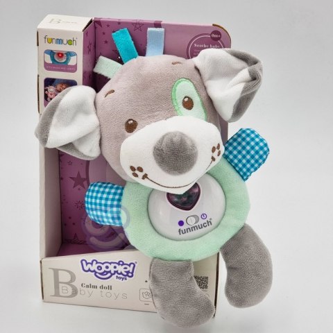 WOOPIE BABY Interaktywny Pluszak Przytulanka dla Niemowląt Światło Dźwięk Piesek Usypiacz WOOPIE BABY Interaktywny Pluszak Przytulanka dla Niemowląt Światło Dźwięk Piesek Usypiacz
