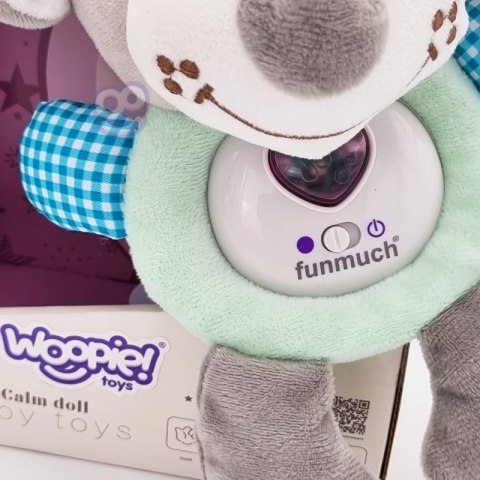 WOOPIE BABY Interaktywny Pluszak Przytulanka dla Niemowląt Światło Dźwięk Piesek Usypiacz WOOPIE BABY Interaktywny Pluszak Przytulanka dla Niemowląt Światło Dźwięk Piesek Usypiacz