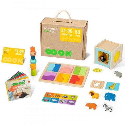TOOKY TOY Box Pudełko XXL Montessori Edukacyjne 7w1 Sensoryczne 31-36 Mies. TOOKY TOY Box Pudełko XXL Montessori Edukacyjne 7w1 Sensoryczne 31-36 Mies.
