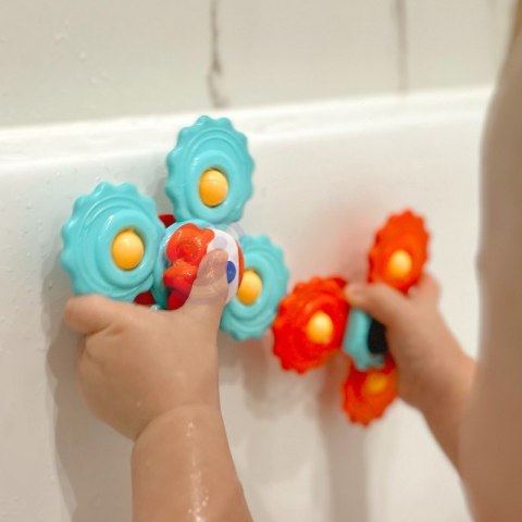 WOOPIE BABY Gryzak Spinner Wirujący z Przyssawką Zestaw 3 szt WOOPIE BABY Gryzak Spinner Wirujący z Przyssawką Zestaw 3 szt