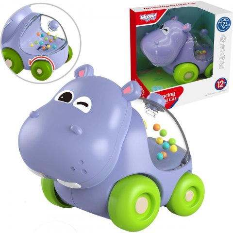 WOOPIE BABY Grzechotka Samochodzik Pojazd Hipopotam WOOPIE BABY Grzechotka Samochodzik Pojazd Hipopotam