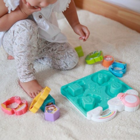 WOOPIE BABY Interaktywna Układanka Dopasuj Pojazdy i Zwierzątka Niebieska WOOPIE BABY Interaktywna Układanka Dopasuj Pojazdy i Zwierzątka Niebieska