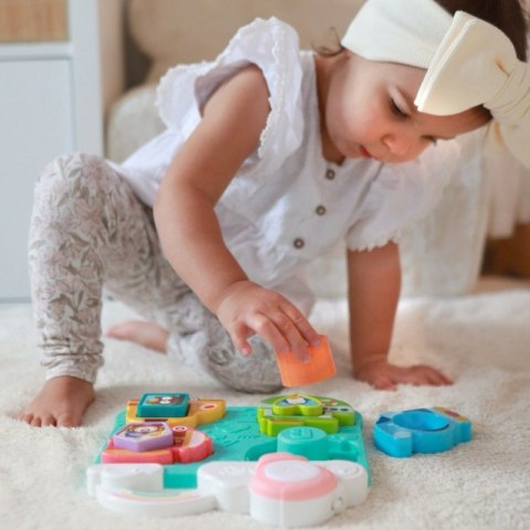 WOOPIE BABY Interaktywna Układanka Dopasuj Pojazdy i Zwierzątka Niebieska WOOPIE BABY Interaktywna Układanka Dopasuj Pojazdy i Zwierzątka Niebieska