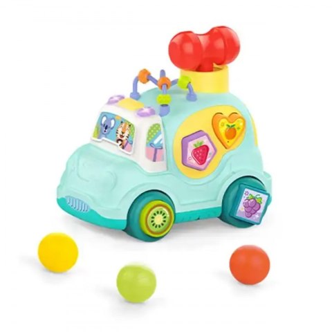 WOOPIE BABY Interaktywny Samochodzik Muzyczny Sorter Montessori Niebieski WOOPIE BABY Interaktywny Samochodzik Muzyczny Sorter Montessori Niebieski
