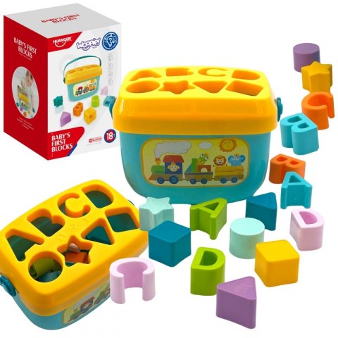 WOOPIE BABY Sorter 2w1 Skrzynka Walizka + Nauka Alfabetu i Kształtów WOOPIE BABY Sorter 2w1 Skrzynka Walizka + Nauka Alfabetu i Kształtów
