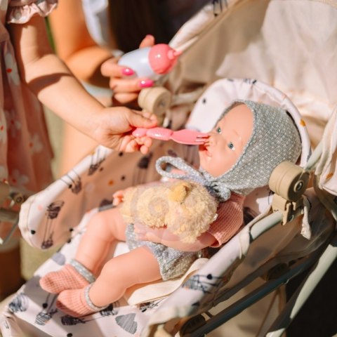 WOOPIE ROYAL Lalka Bobas 36 cm w Ubranku z Misiem Akcesoria do Karmienia WOOPIE ROYAL Lalka Bobas 36 cm w Ubranku z Misiem Akcesoria do Karmienia
