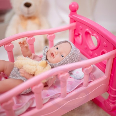 WOOPIE ROYAL Lalka Bobas 36 cm w Ubranku z Misiem Akcesoria do Karmienia WOOPIE ROYAL Lalka Bobas 36 cm w Ubranku z Misiem Akcesoria do Karmienia
