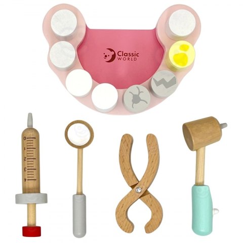 CLASSIC WORLD Zestaw Małego Dentysty Walizka Lekarza 18 el. CLASSIC WORLD Zestaw Małego Dentysty Walizka Lekarza 18 el.