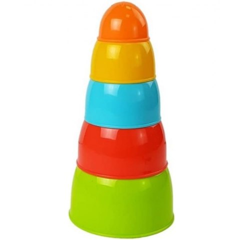 WOOPIE BABY Zabawka Sensoryczna Piramidka Kolorowe Kubeczki 5 el. WOOPIE BABY Zabawka Sensoryczna Piramidka Kolorowe Kubeczki 5 el.