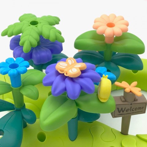 WOOPIE Magiczny Ogródek Montessori Klocki Konstrukcyjne XXL 93 el. WOOPIE Magiczny Ogródek Montessori Klocki Konstrukcyjne XXL 93 el.