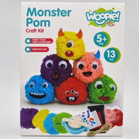 WOOPIE ART&FUN Zestaw Kreatywny Zrób Potworka Monster Pom WOOPIE ART&FUN Zestaw Kreatywny Zrób Potworka Monster Pom