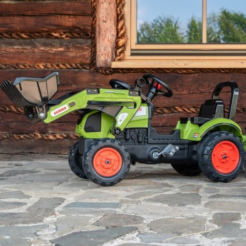 FALK Traktor Claas Zielony na Pedały z Przyczepą + Klakson od 2 Lat. FALK Traktor Claas Zielony na Pedały z Przyczepą + Klakson od 2 Lat.