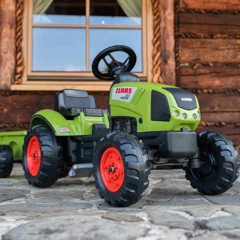 FALK Traktor Claas Zielony na Pedały z Przyczepą + Klakson od 2 Lat. FALK Traktor Claas Zielony na Pedały z Przyczepą + Klakson od 2 Lat.