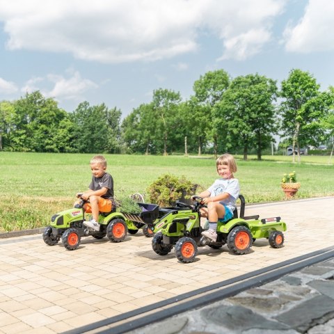 FALK Traktor Claas Zielony na Pedały z Przyczepą + Klakson od 2 Lat. FALK Traktor Claas Zielony na Pedały z Przyczepą + Klakson od 2 Lat.