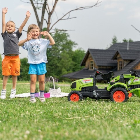 FALK Traktor Claas Zielony na Pedały z Przyczepą + Klakson od 2 Lat. FALK Traktor Claas Zielony na Pedały z Przyczepą + Klakson od 2 Lat.