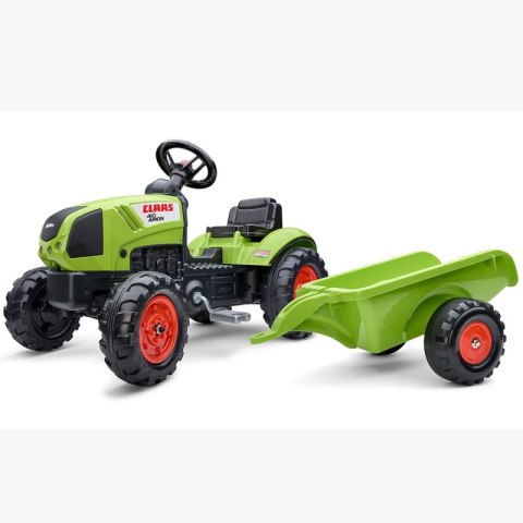 FALK Traktor Claas Zielony na Pedały z Przyczepą + Klakson od 2 Lat. FALK Traktor Claas Zielony na Pedały z Przyczepą + Klakson od 2 Lat.