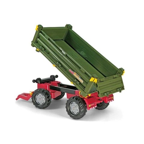 Rolly Toys rollyTrailer Przyczepa Rolly Multi dwuosiowa zielona Rolly Toys rollyTrailer Przyczepa Rolly Multi dwuosiowa zielona