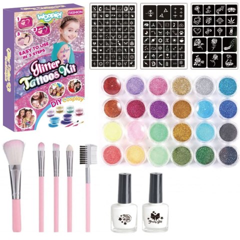 WOOPIE ART&FUN Zestaw XXL do Robienia Tatuaży WOOPIE ART&FUN Zestaw XXL do Robienia Tatuaży