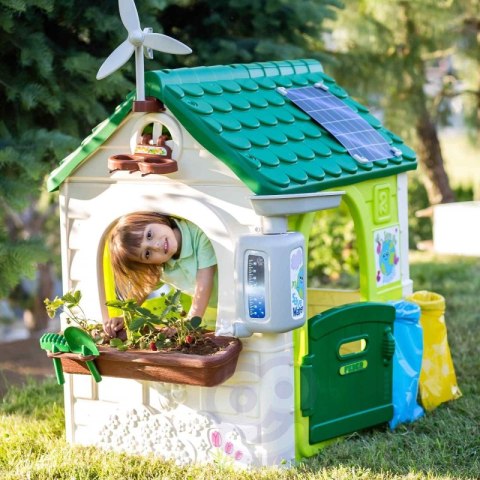 FEBER Domek ogrodowy Eco Karmnik Segregacja Odpadów Imitacja Panelu Słonecznego FEBER Domek ogrodowy Eco Karmnik Segregacja Odpadów Imitacja Panelu Słonecznego