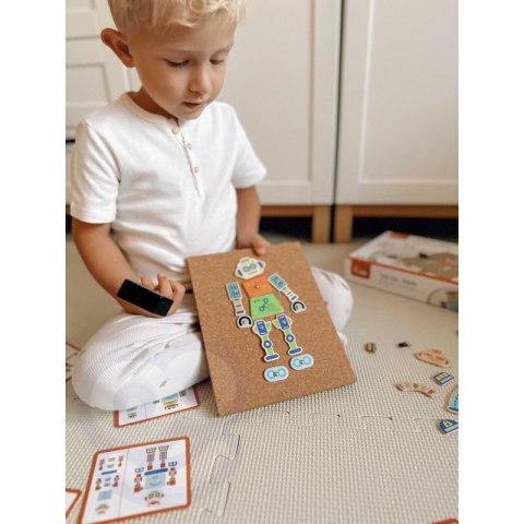 VIGA Drewniana Przybijanka Roboty 45 elementów Montessori VIGA Drewniana Przybijanka Roboty 45 elementów Montessori