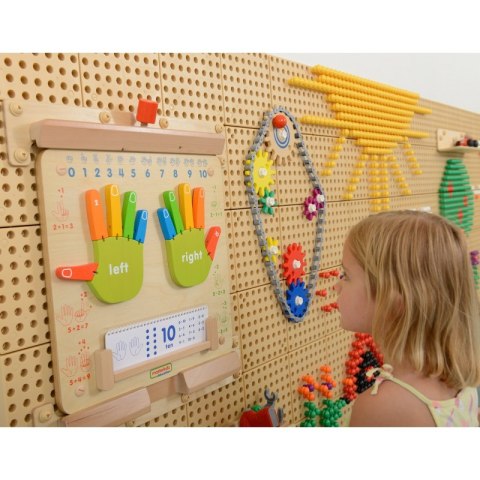 MASTERKIDZ Nauka Liczenia Ścienna Tablica Sensoryczna Flex Montessori MASTERKIDZ Nauka Liczenia Ścienna Tablica Sensoryczna Flex Montessori