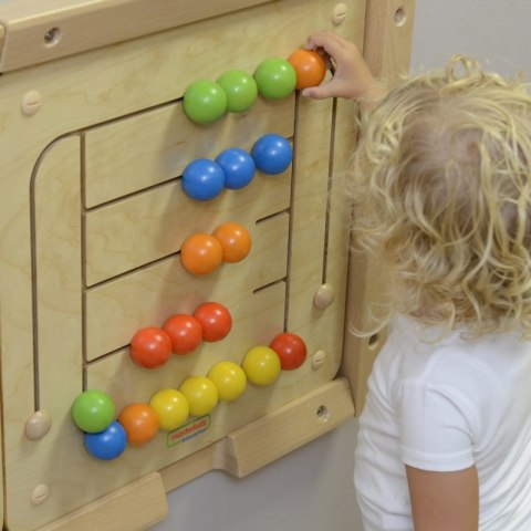 MASTERKIDZ Tablica Ścienna Edukacyjna Labirynt Koraliki Montessori MASTERKIDZ Tablica Ścienna Edukacyjna Labirynt Koraliki Montessori