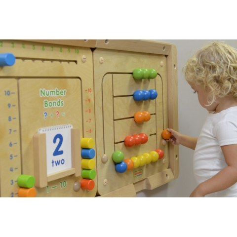 MASTERKIDZ Tablica Ścienna Edukacyjna Labirynt Koraliki Montessori MASTERKIDZ Tablica Ścienna Edukacyjna Labirynt Koraliki Montessori