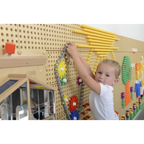 MASTERKIDZ Tablica Ścienna Koła Zębate i Łańcuch 79 El. Zbuduj własny mechanizm MASTERKIDZ Tablica Ścienna Koła Zębate i Łańcuch 79 El. Zbuduj własny mechanizm
