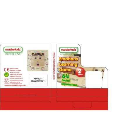 MASTERKIDZ Nauka Emocji Gra Drewniana Montessori MASTERKIDZ Nauka Emocji Gra Drewniana Montessori
