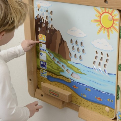 MASTERKIDZ Tablica Edukacyjna Obieg Wody Montessori MASTERKIDZ Tablica Edukacyjna Obieg Wody Montessori