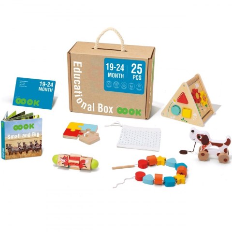 TOOKY TOY Box Pudełko XXL Montessori Edukacyjne 6w1 Sensoryczne 19-24 Mies TOOKY TOY Box Pudełko XXL Montessori Edukacyjne 6w1 Sensoryczne 19-24 Mies