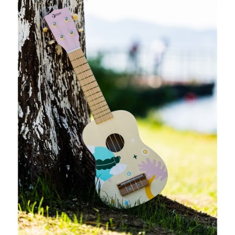 CLASSIC WORLD Drewniane Ukulele Gitara dla Dzieci Niebieskie CLASSIC WORLD Drewniane Ukulele Gitara dla Dzieci Niebieskie