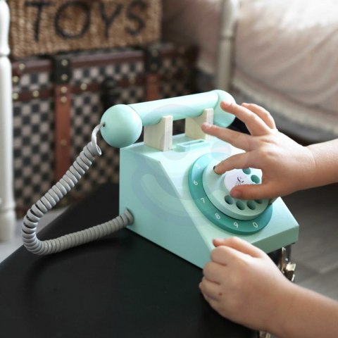 CLASSIC WORLD Klasyczny Drewniany Telefon dla Dzieci 4 el. CLASSIC WORLD Klasyczny Drewniany Telefon dla Dzieci 4 el.