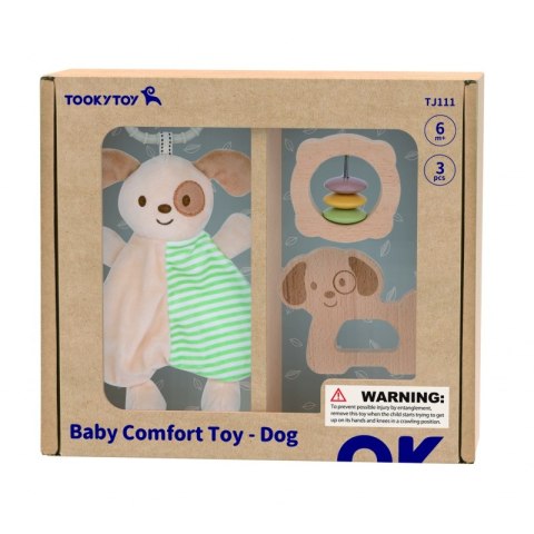 TOOKY TOY Zestaw Upominkowy Szczeniaczek Grzechotka TOOKY TOY Zestaw Upominkowy Szczeniaczek Grzechotka