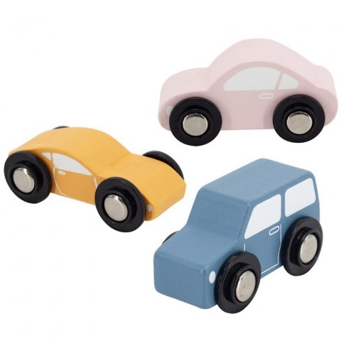 VIGA PolarB Drewniana laweta z samochodzikami Montessori VIGA PolarB Drewniana laweta z samochodzikami Montessori