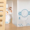 VIGA Drewniany Szpital Z Karetką Winda Zestaw 15 el