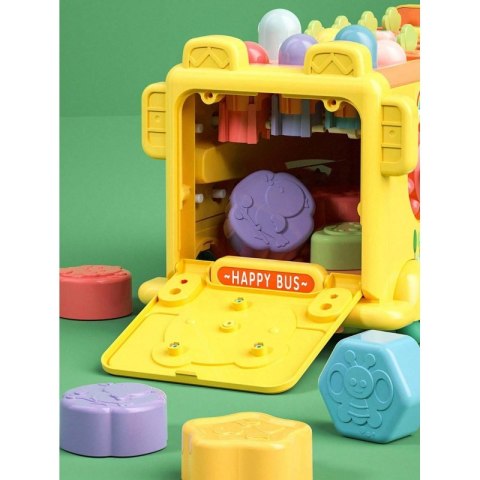 WOOPIE BABY Interaktywny Autobus Montessori Edukacyjny 6w1 Młoteczek Cymbałki +18 m WOOPIE BABY Interaktywny Autobus Montessori Edukacyjny 6w1 Młoteczek Cymbałki +18 m