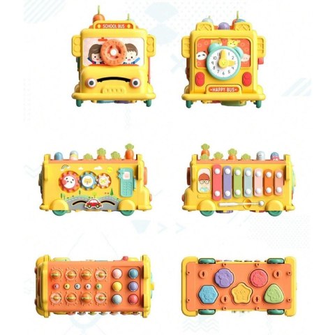 WOOPIE BABY Interaktywny Autobus Montessori Edukacyjny 6w1 Młoteczek Cymbałki +18 m WOOPIE BABY Interaktywny Autobus Montessori Edukacyjny 6w1 Młoteczek Cymbałki +18 m
