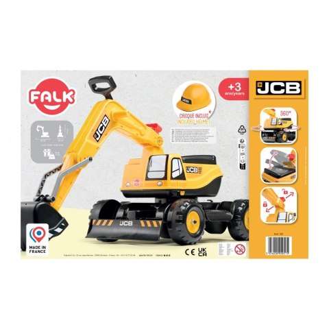 FALK Koparka JCB DIGGER Obrotowa Żółta Ruchoma Łyżka Od 3 Lat. FALK Koparka JCB DIGGER Obrotowa Żółta Ruchoma Łyżka Od 3 Lat.