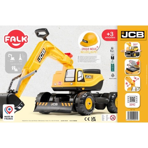 FALK Koparka JCB DIGGER Obrotowa Żółta Ruchoma Łyżka Od 3 Lat. FALK Koparka JCB DIGGER Obrotowa Żółta Ruchoma Łyżka Od 3 Lat.