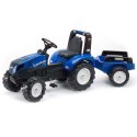 FALK Traktor na Pedały New Holland Duży z Przyczepką od 3 lat