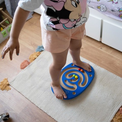 VIGA Sensoryczna Drewniana Deska do balansowania z labiryntem VIGA Sensoryczna Drewniana Deska do balansowania z labiryntem