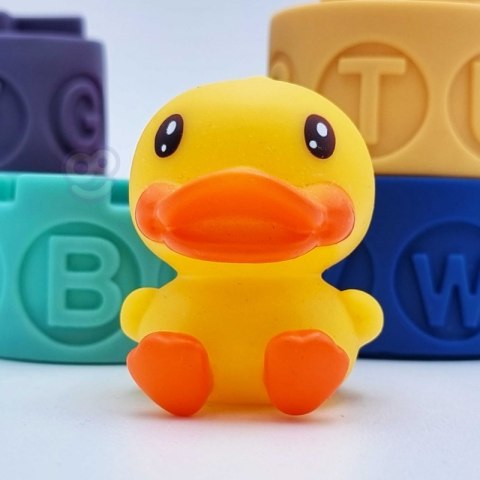 WOOPIE BABY Klocki Sensoryczne Układanka Piramida do Ściskania Wody Dźwięk Nauka Alfabetu Kaczuszka 7 el. WOOPIE BABY Klocki Sensoryczne Układanka Piramida do Ściskania Wody Dźwięk Nauka Alfabetu Kaczuszka 7 el.