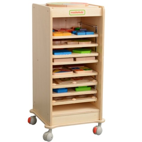 MASTERKIDZ Szafka Do Przechowywania Tabliczek Edukacyjnych MASTERKIDZ Szafka Do Przechowywania Tabliczek Edukacyjnych